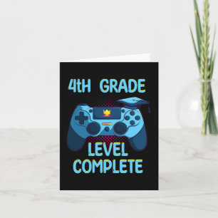 Grade Level Complete Last Day Of School Funny Grad Card
