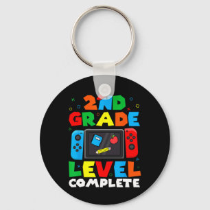 Grade Level Complete Video Game Last Day Of School Keychain