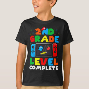Grade Level Complete Video Game Last Day Of School T-Shirt
