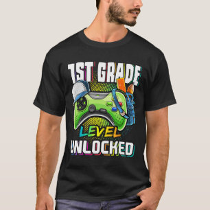 Grade Level Unlocked Video Game Back To School Boy T-Shirt
