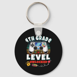 Grade Level Unlocked Video Game Back To School Gam Keychain