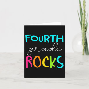 Grade Rocks Team 4th Grade Teacher Card