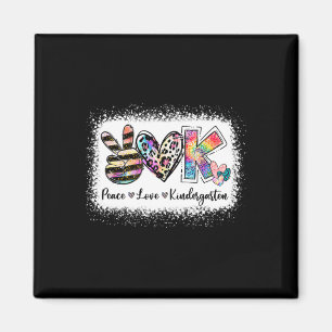 Grade Teacher Peace Love Kindergarten Team Kinder Magnet