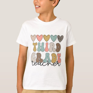 Grade Teacher Retro First Day Of School Teacher Wo T-Shirt
