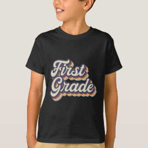 Grade Teacher Retro Vintage 1st Grade Teacher Team T-Shirt