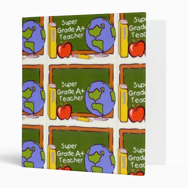 ****GRADE UN ENSEIGNANT**** - CLASSEUR DE SOUVENIR (Devant/intérieur)