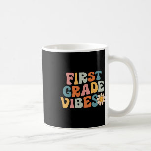 Grade Vibes - 1st Grade Team Retro 1st Day Of Scho Coffee Mug