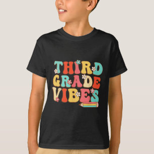 Grade Vibes Retro Groovy - 3rd Grade Back To Schoo T-Shirt