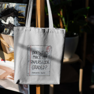 Graded Papers Tote Bag  