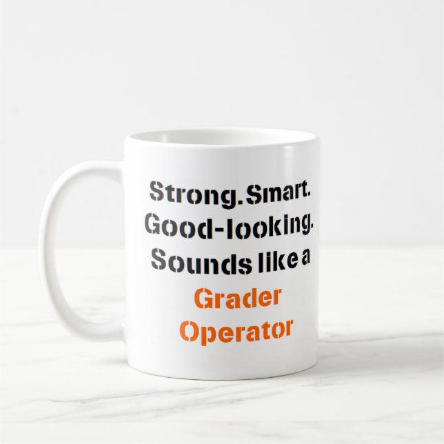 grader operator sound Mug (Left)