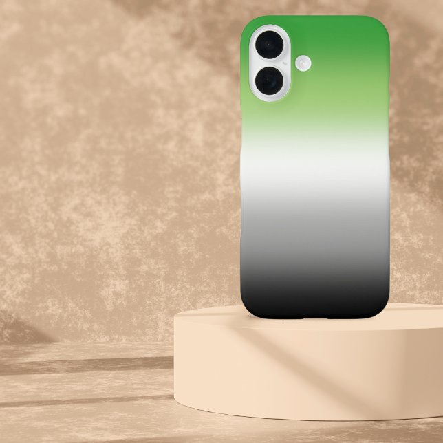 Gradient Aromantic Flag – Colourful Aromantic Prid Case-Mate iPhone Case (Creator Uploaded)