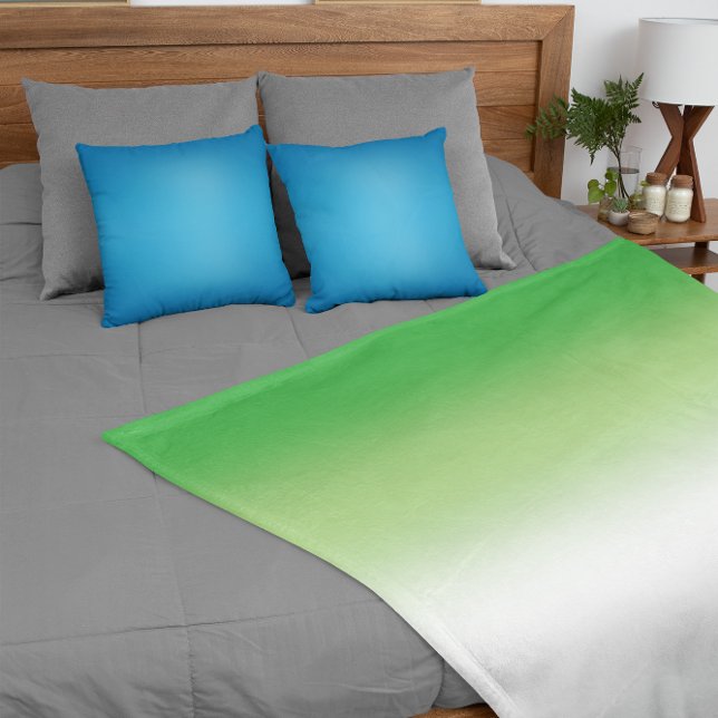 Gradient Aromantic Flag – Colourful Aromantic Prid Fleece Blanket (Creator Uploaded)