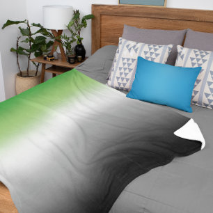 Gradient Aromantic Flag – Colourful Aromantic Prid Sherpa Blanket