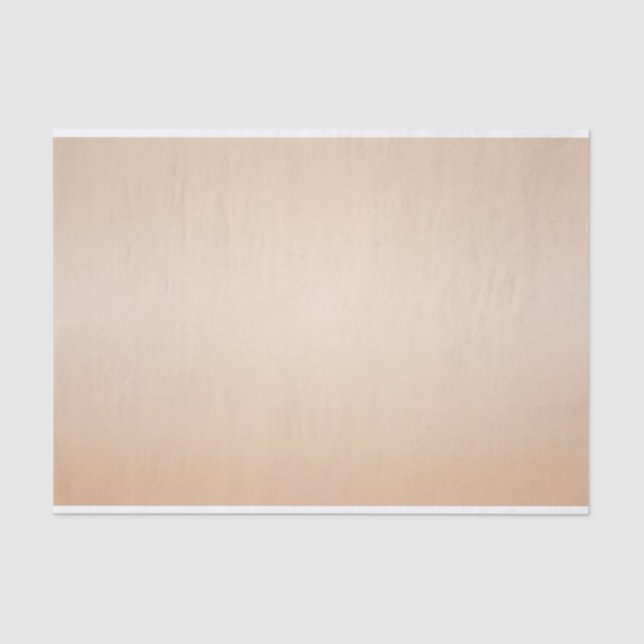 Gradient Beige, Tan  Tissue Paper (Front)