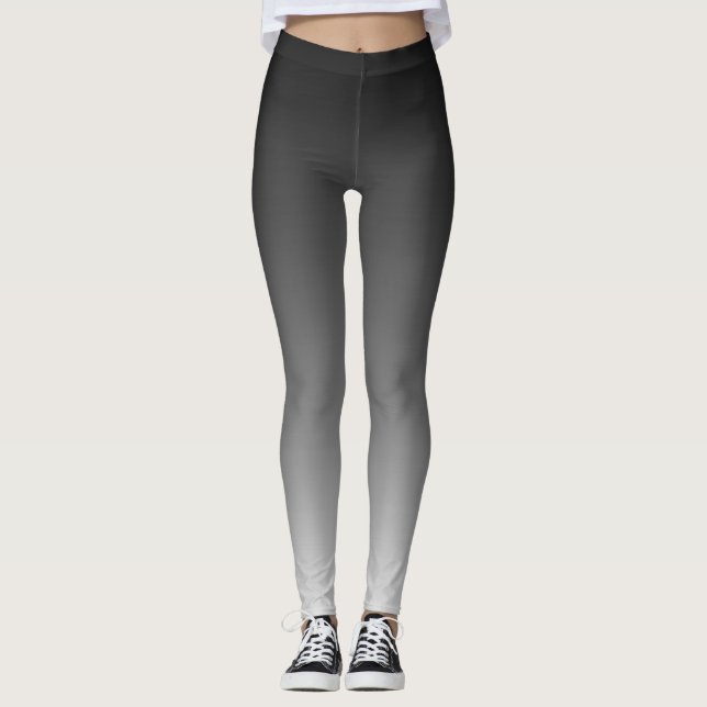 Gradient Black Leggings (Front)