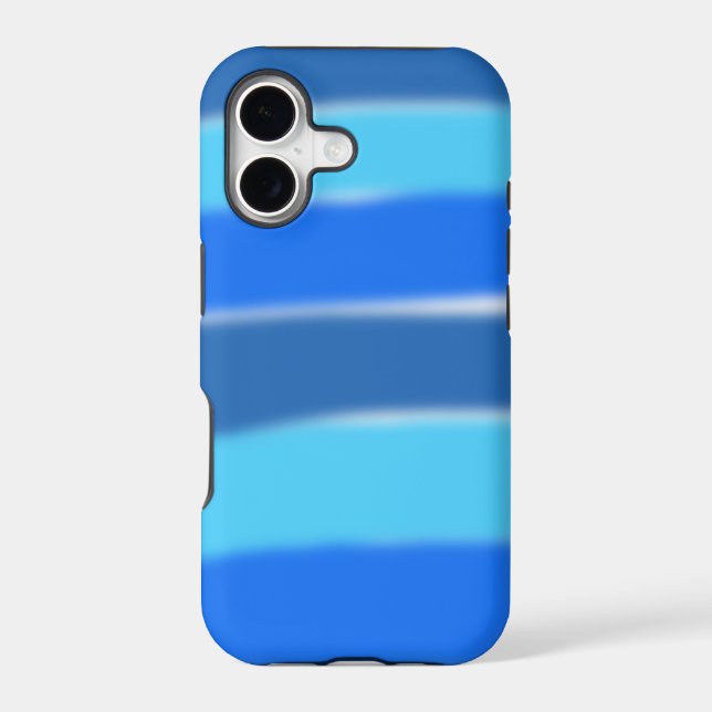 Gradient Blue iPhone Case (Back)