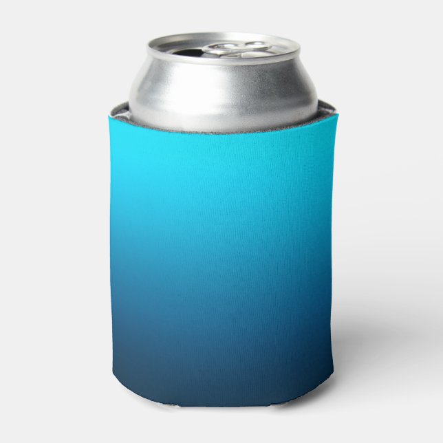 Gradient blue ombre can cooler (Can Front)