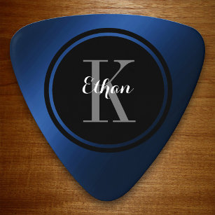 Gradient Blue Personalized Guitar Pick