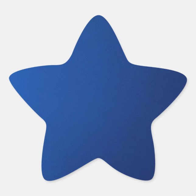 Gradient Blue Star Stickers (Front)