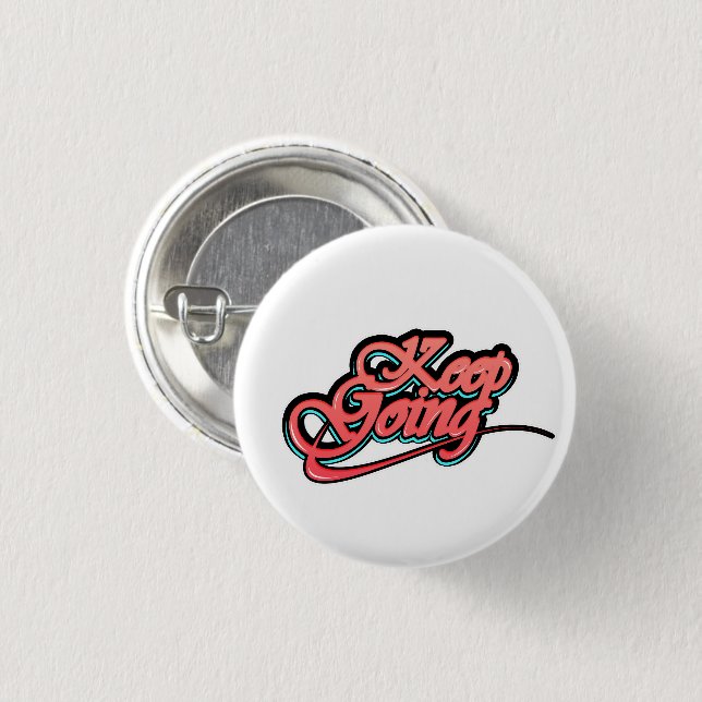 Gradient Bold Keep Going Button (Front & Back)