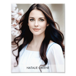 Gradient Border 8.5x11 Photogenic Photo Print