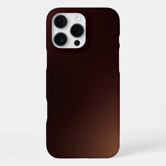 Gradient brown colour  iPhone case (Back)