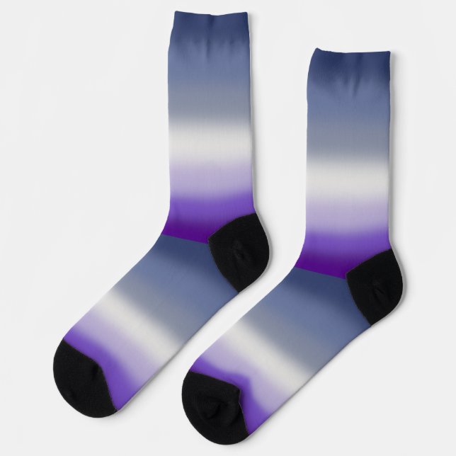 Gradient Butch Lesbian Pride Flag Socks (Left)