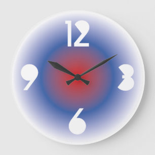 Gradient Colors by Masanser PIXELAT Large Clock