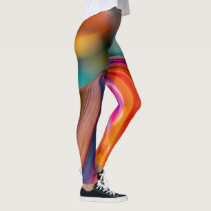 Gradient colour combo leggings