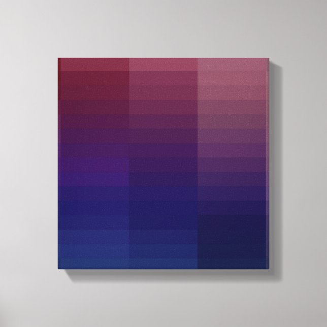 Gradient Colour Pattern Canvas Print (Front)