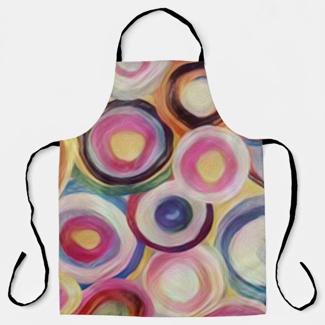 Gradient colour, rough texture background. apron (Front)