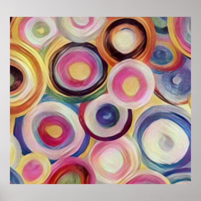 Gradient colour, rough texture background. poster (Front)