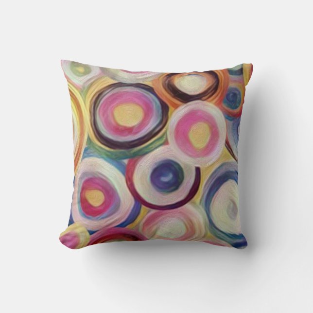 Gradient colour, rough texture background. throw pillow (Front)