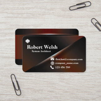 Gradient Coloured Business Card Series 10