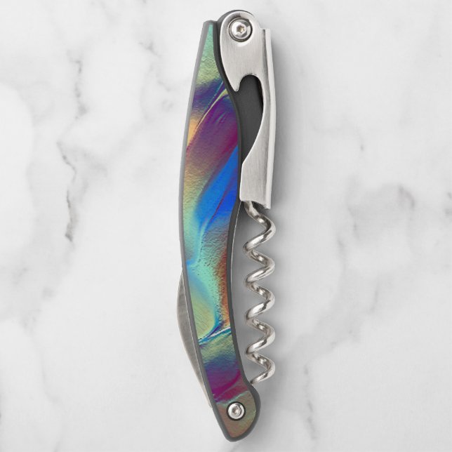 Gradient coloured rocky dune with soft bright corkscrew (Back)