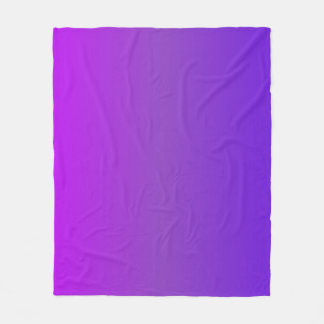 Gradient Colours Purple  Fleece Blanket