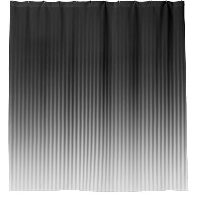 Gradient Cool Stylish Trendy Black & White Stripes (Front)