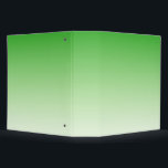 Gradient Dark Green to Light Green 3 ring binder<br><div class="desc">Gradient Dark Green to Light Green 3 ring binder

Pantone's colour of the year for 2017 is nature's greenery. I combined several shades of green to create this subtle cascading gradient green 3 ring binder. St. Patrick’s Day anyone!

Also available is matching home decor and gift packaging.
 
By celeste@khoncepts.com</div>