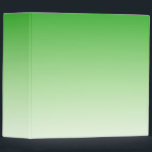 Gradient Dark Green to Light Green 3 ring binder<br><div class="desc">Gradient Dark Green to Light Green 3 ring binder

Pantone's colour of the year for 2017 is nature's greenery. I combined several shades of green to create this subtle cascading gradient green 3 ring binder. St. Patrick’s Day anyone!

Also available is matching home decor and gift packaging.
 
By celeste@khoncepts.com</div>