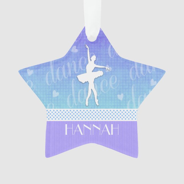 Gradient de bleu - danseuse passionnée de (devant)