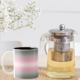 Gradient Demigirl Pride Flag – Demigirl Flag Two-Tone Coffee Mug