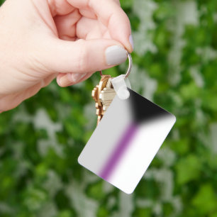 Gradient Demisexual Pride Flag – Demi Flag Keychain