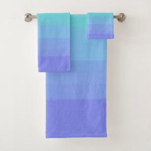 Gradient des verts et des bleus clairs