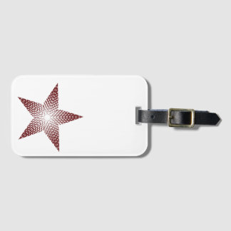 gradient design on luggage tag