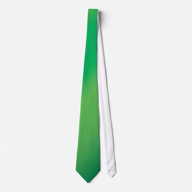 Gradient emerald green tie (Front)