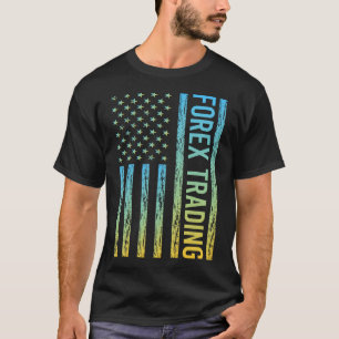 Gradient Flag 02 Forex Trading Trader T-Shirt