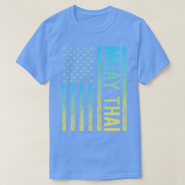 Gradient Flag 02 Muay Thai T-Shirt (Design Front)