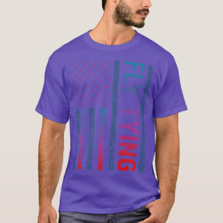 Gradient Flag Fly Tying T-Shirt