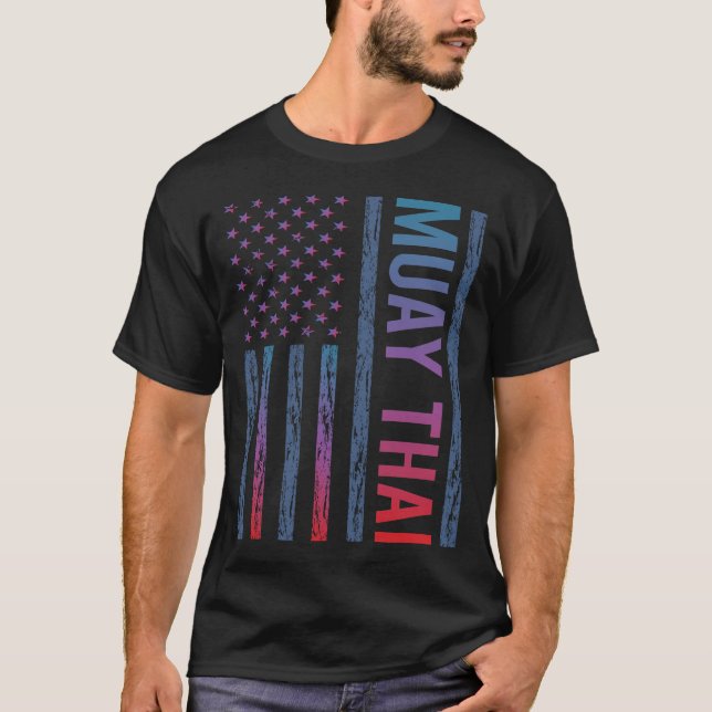 Gradient Flag Muay Thai T-Shirt (Front)