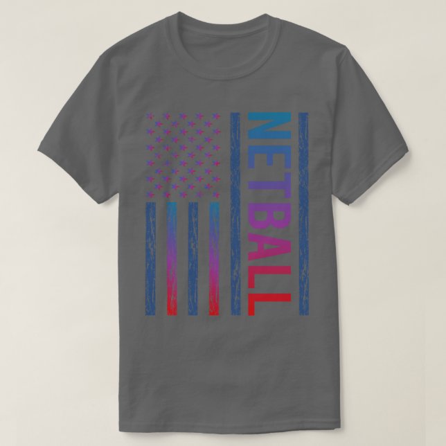 Gradient Flag Netball T-Shirt (Design Front)